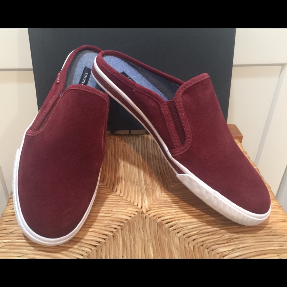 SUEDE MULES. NWB